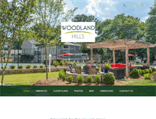 Tablet Screenshot of liveatwoodlandhills.com